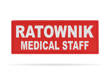 RATOWNIK MEDICAL STAFF naszywka odblaskowa