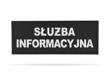 SŁUŻBA INFORMACYJNA naszywka odblaskowa