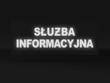 SŁUŻBA INFORMACYJNA naszywka odblaskowa