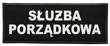 SŁUŻBA PORZĄDKOWA naszywka odblaskowa