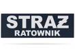 STRAŻ RATOWNIK naszywka odblaskowa