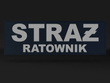 STRAŻ RATOWNIK naszywka odblaskowa