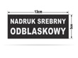 STRAŻ RYBACKA emblemat odblaskowy