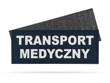 TRANSPORT MEDYCZNY emblemat odblaskowy